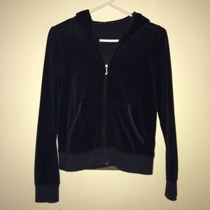 Juicy Couture logo zip hoodie